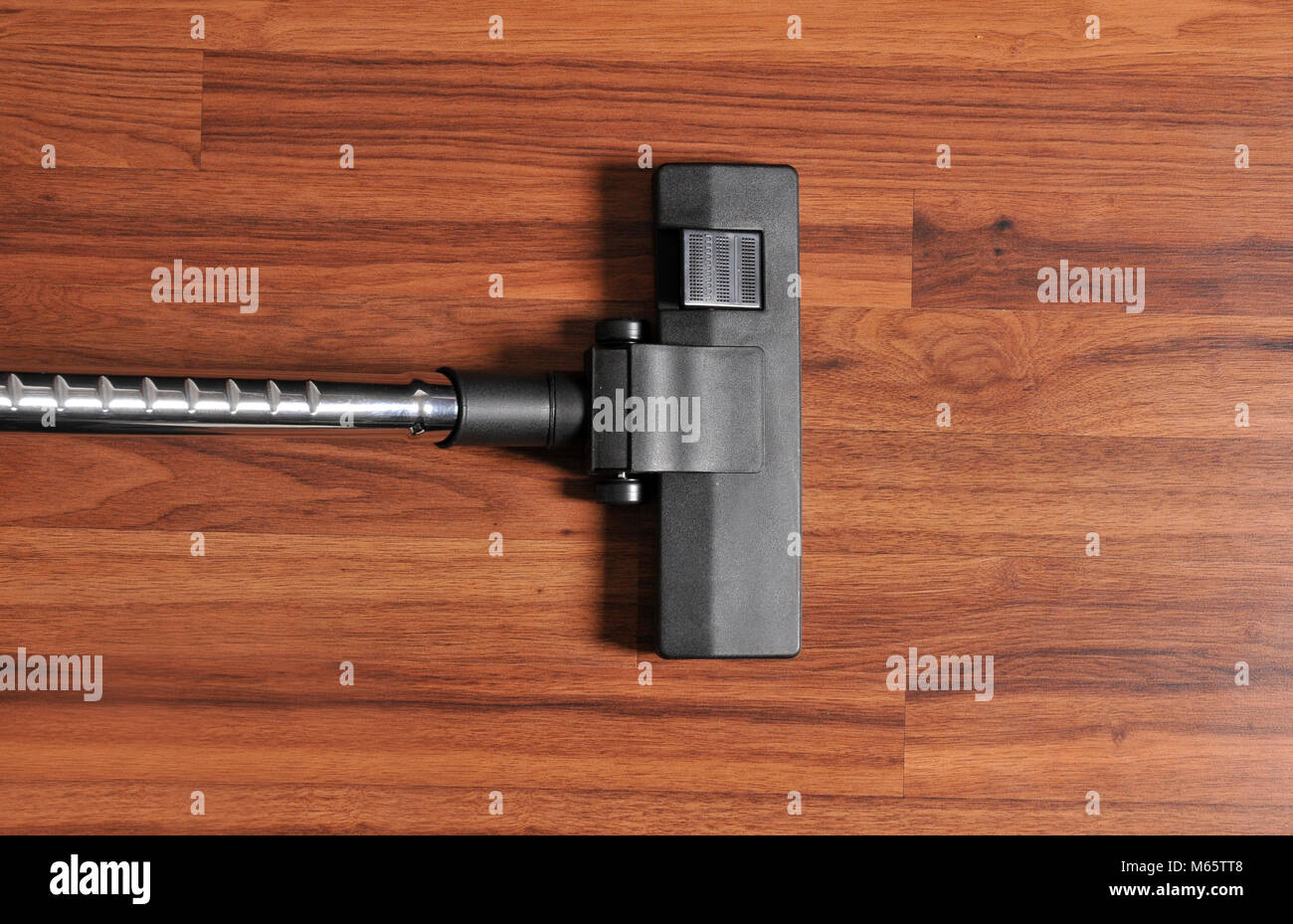 Vacuum cleaner for wood floor, house cleaning Stock Photo