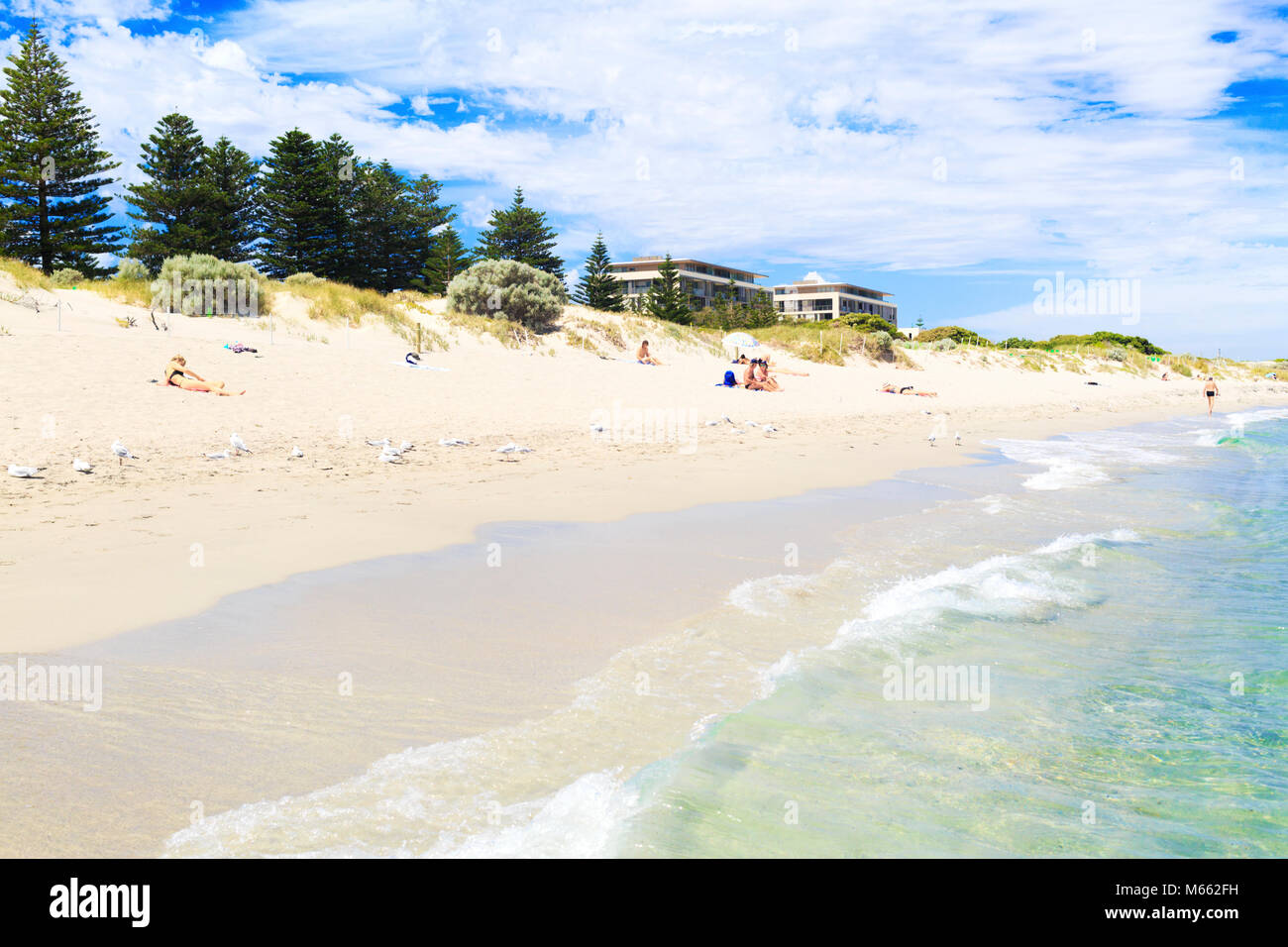 South Beach on a summer's day. Fremantle, Western Australia Stock Photo