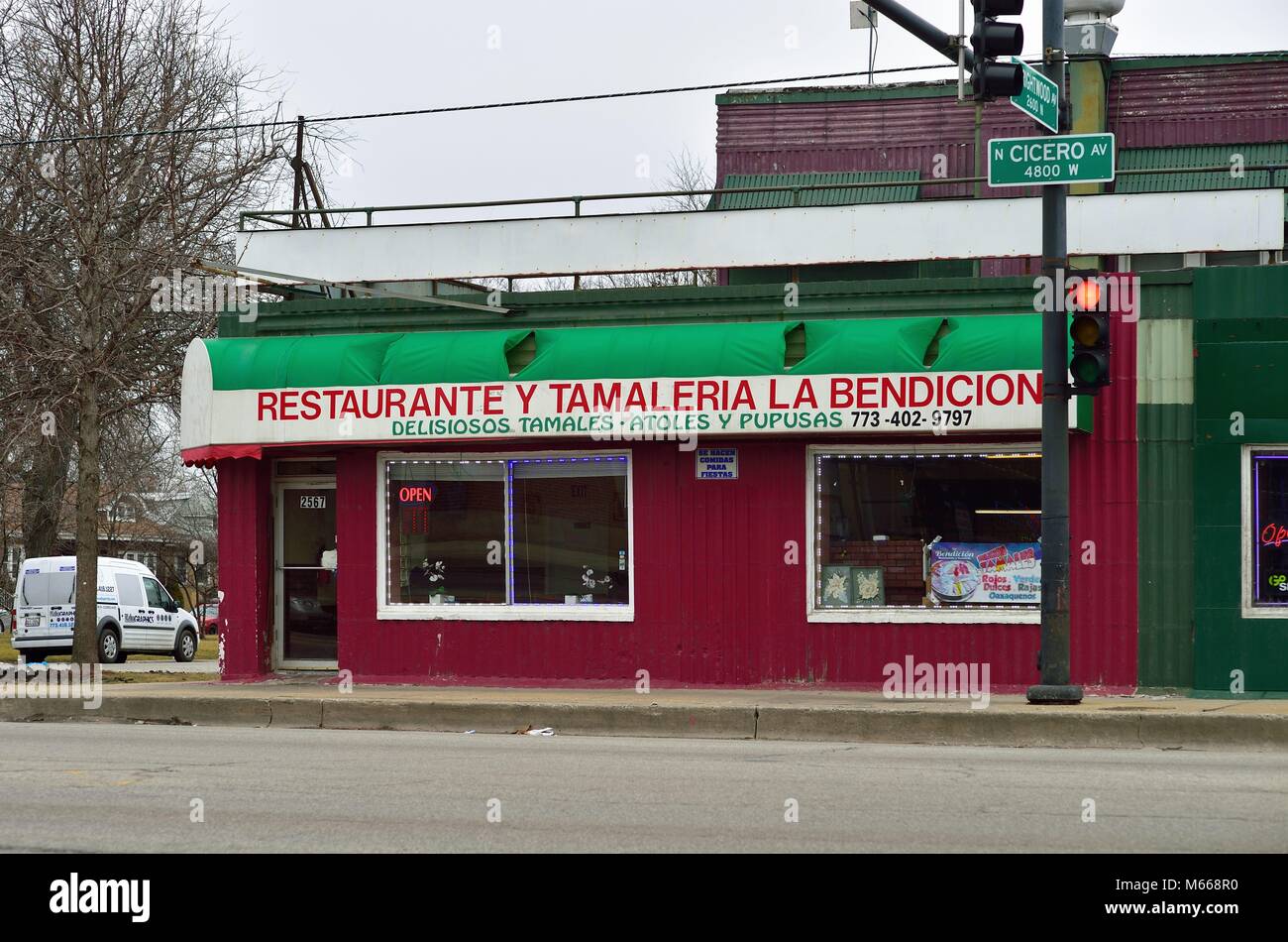 Chicago west side neighborhood High Resolution Stock Photography and