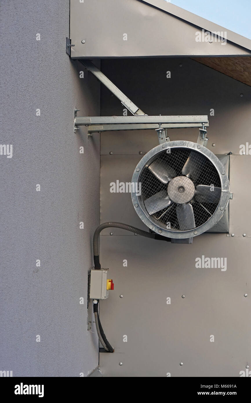 Ventilation duct fan air inlet Stock Photo - Alamy