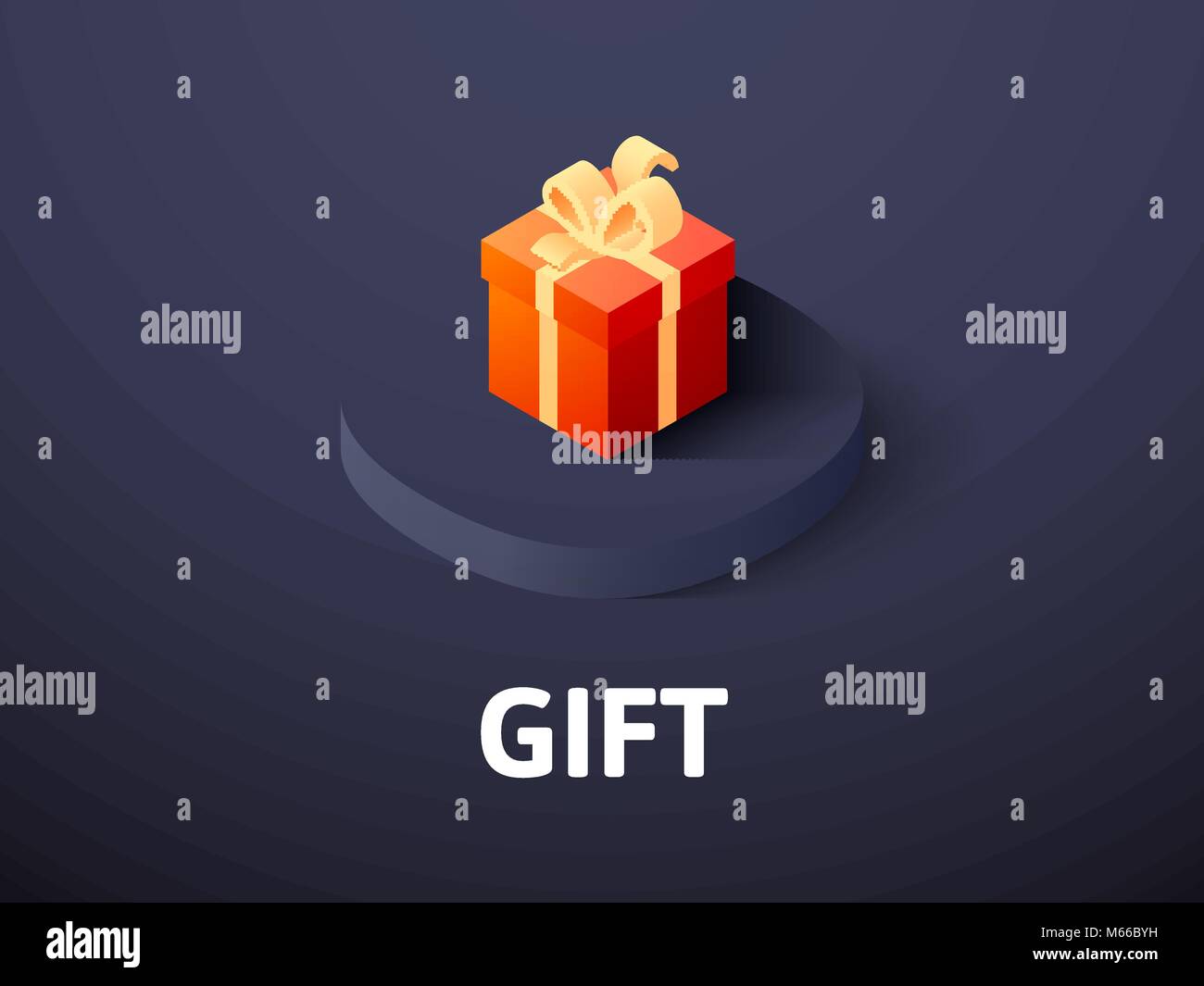 Present on gold background Stock Vector Images - Alamy
