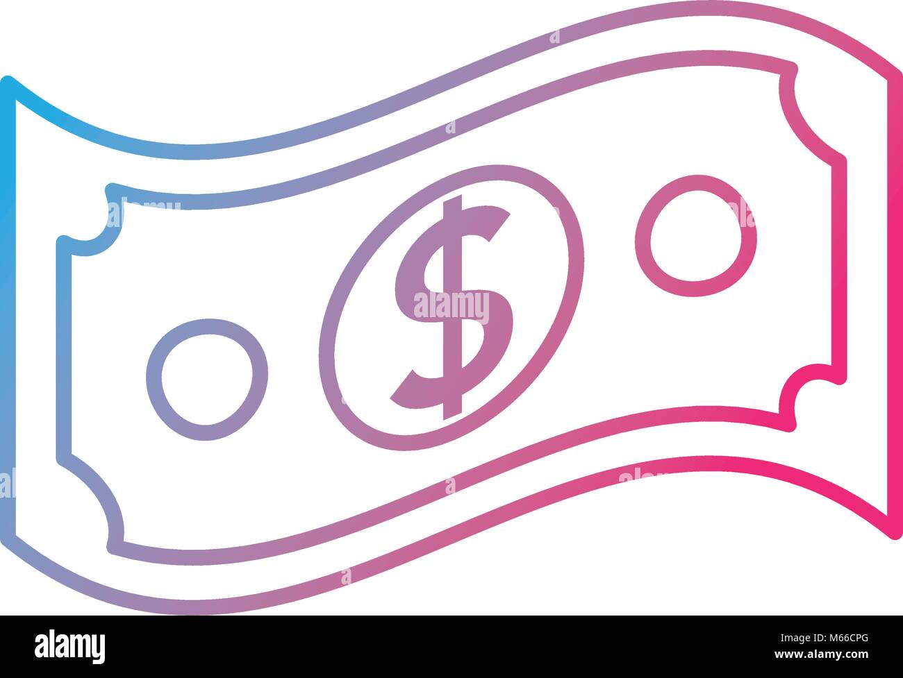 line dollar bill cash money icon Stock Vector Image & Art - Alamy