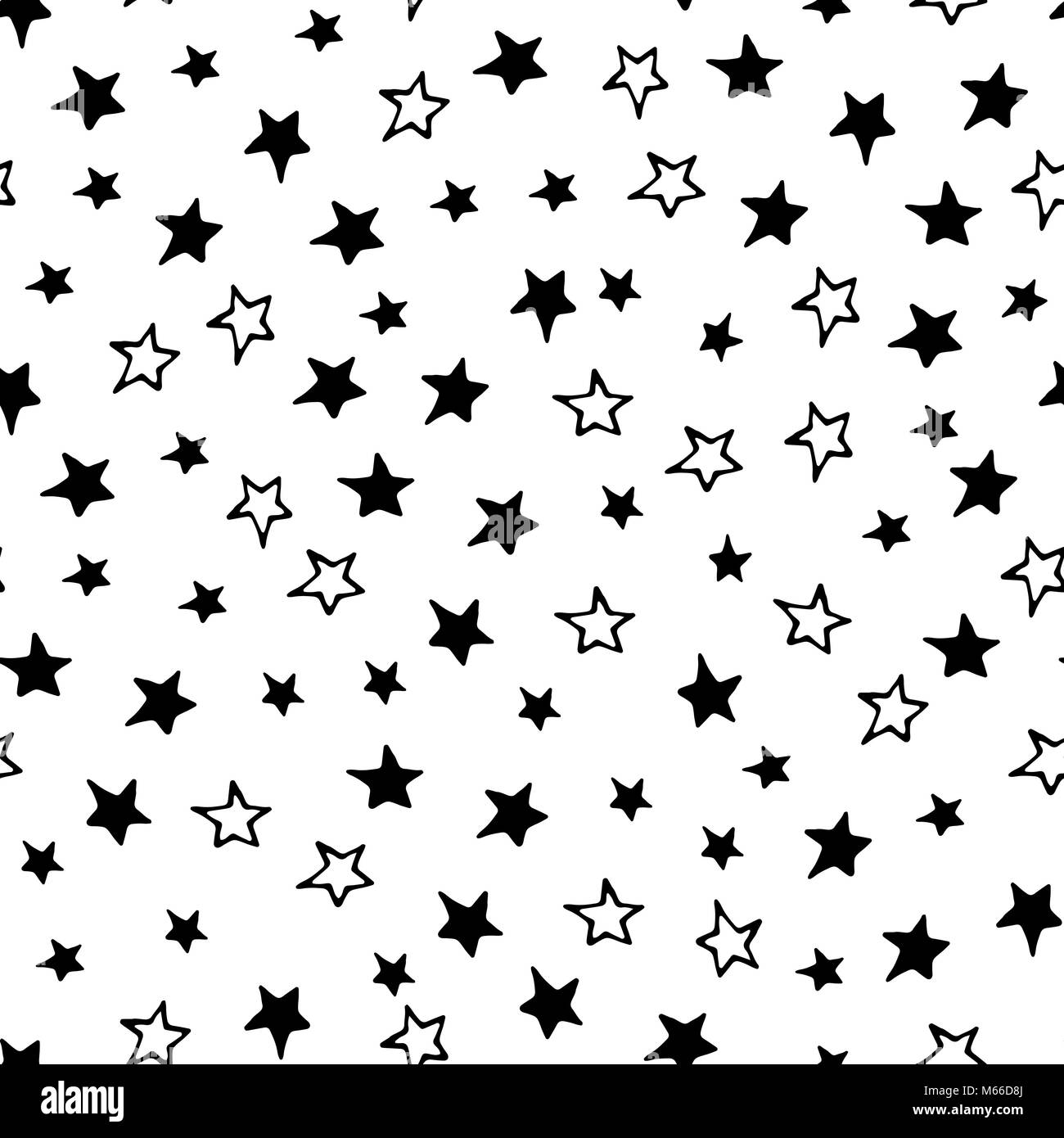Vector Seamless Pattern Doodle Stock Vector Image & Art - Alamy