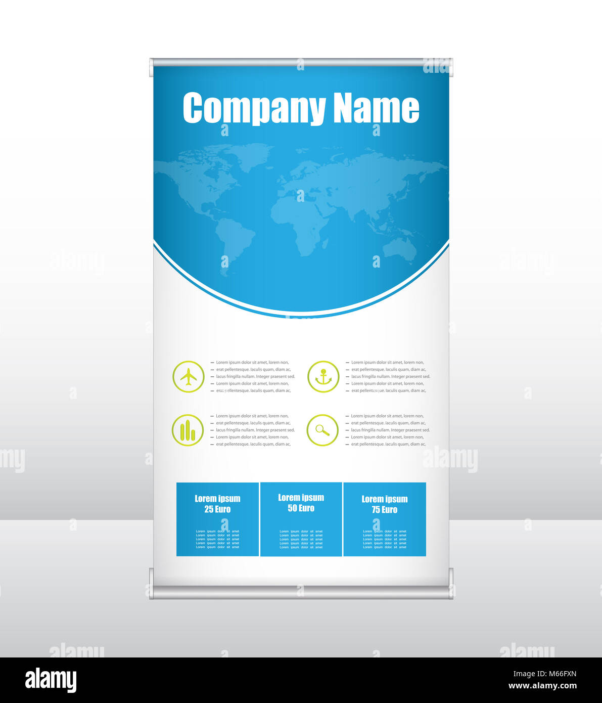Roll Up Business Banner Design Special Flyer Design Vertical