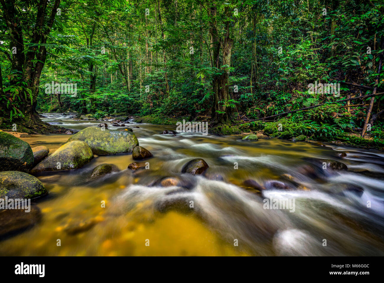 Congkak River, Hulu Langat, Selangor, Malaysia Stock Photo