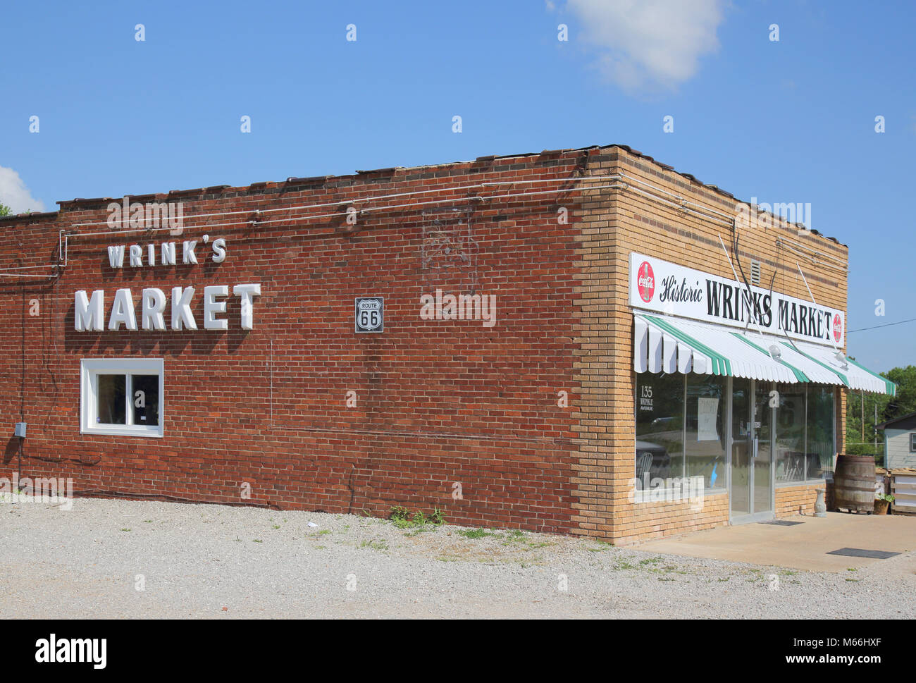route 66 wrinks market in lebanon missouri Stock Photo Alamy