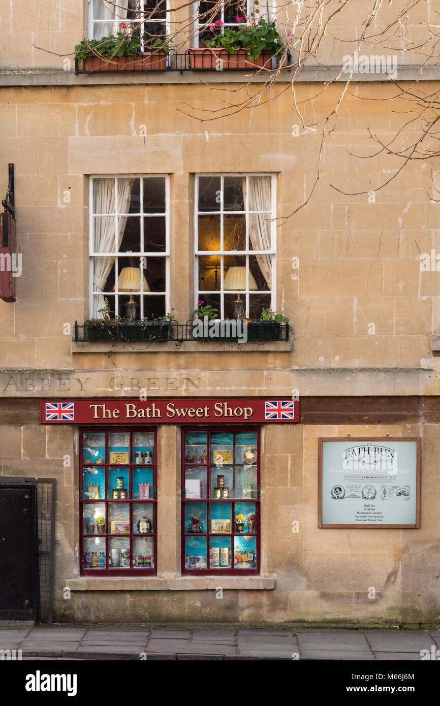 The Bath Sweet Shop Bath Avon England Stock Photo