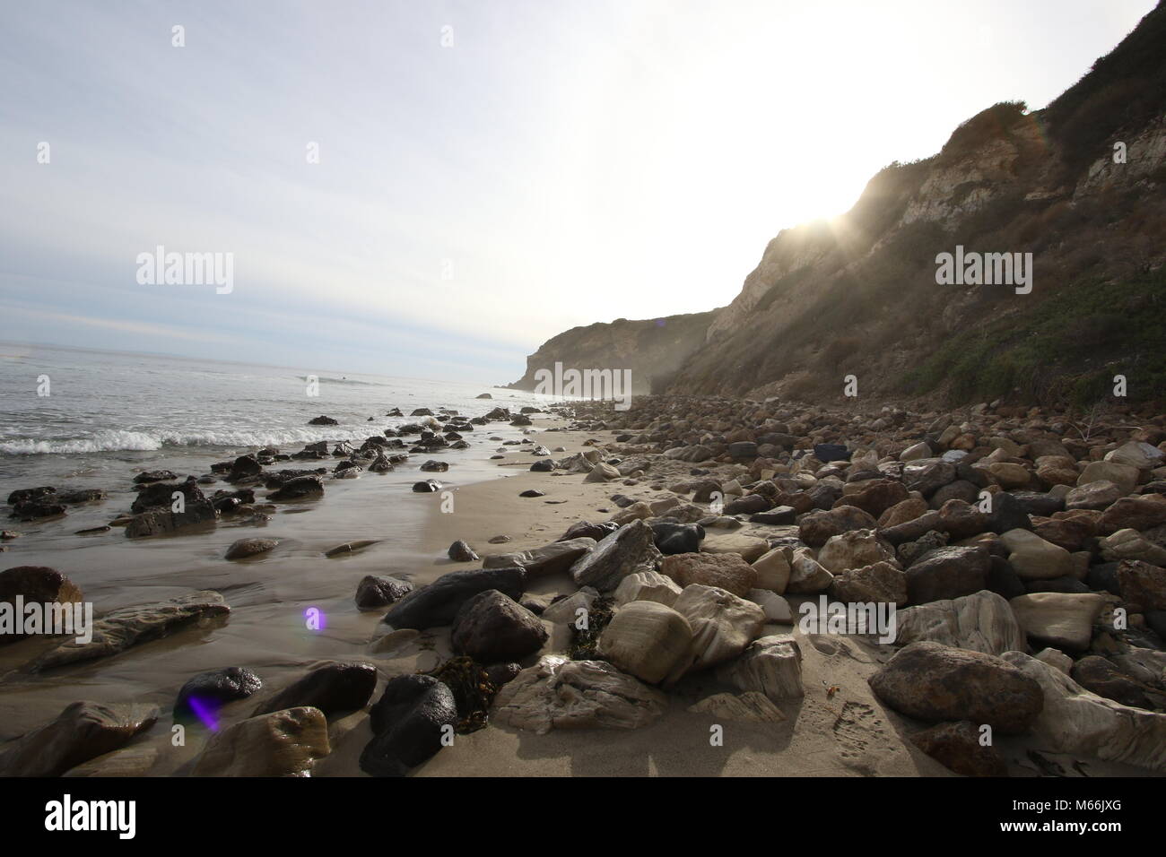 Malibu Beach Stock Photo