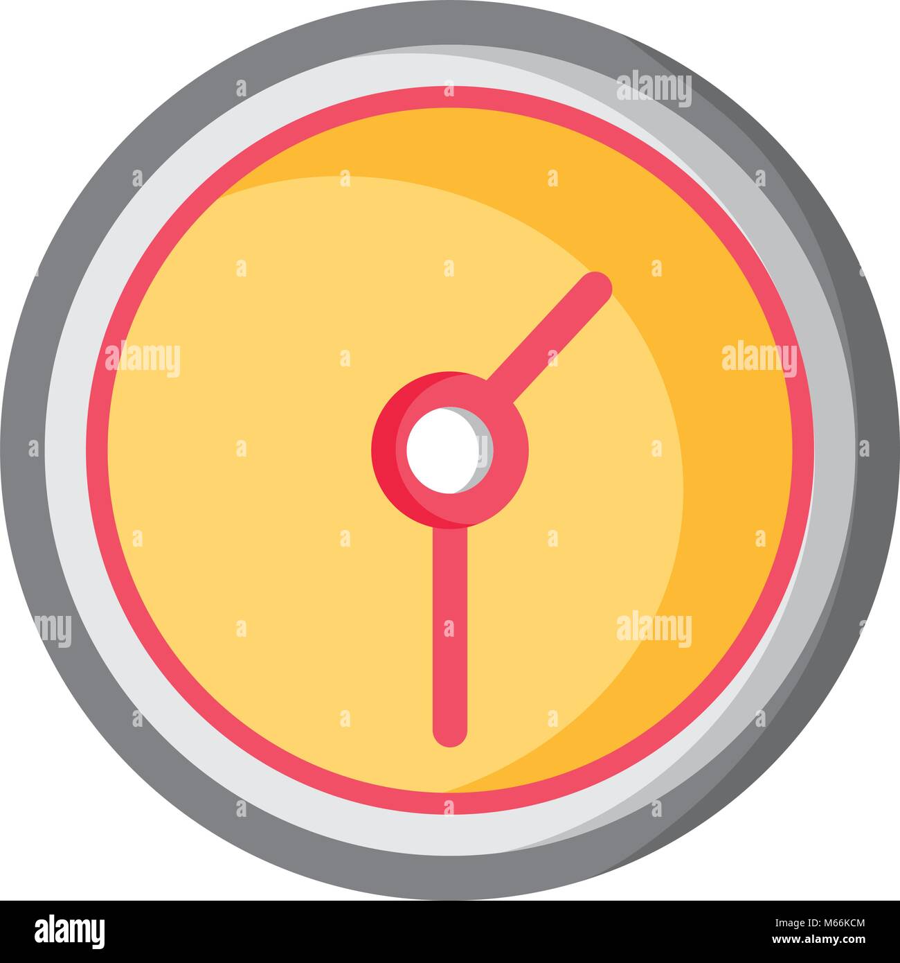 circle wall clock time object Stock Vector Image & Art - Alamy