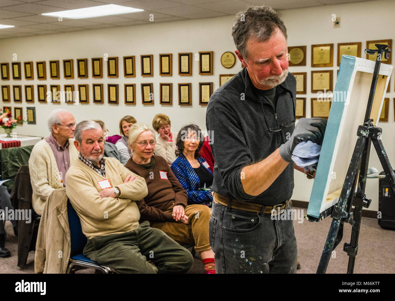 Bill Simpson Painting Avon Arts Association Avon, Connecticut, USA