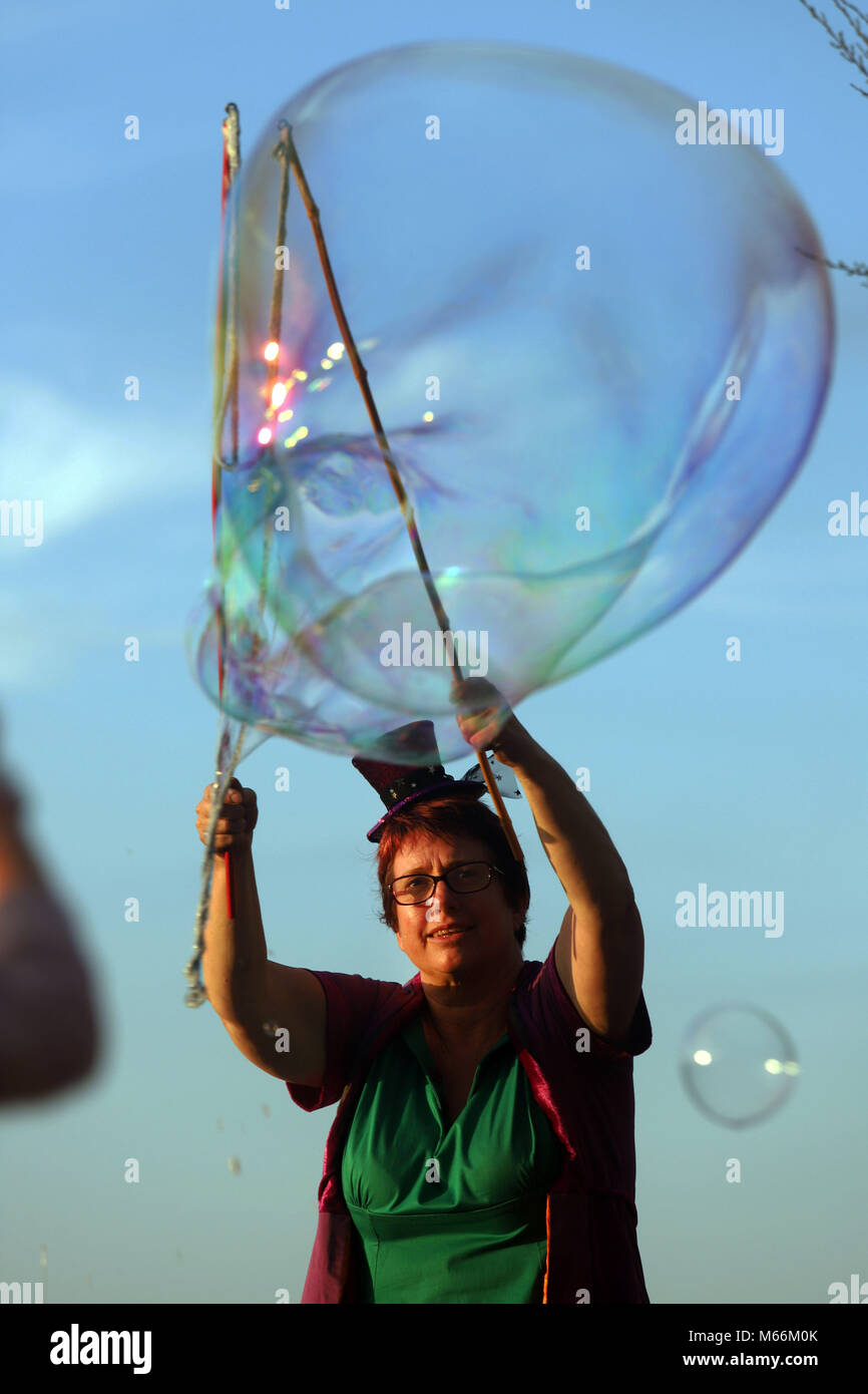 Picture by Tim Cuff 16 December 2017 Nelson Summer Festival Lantern