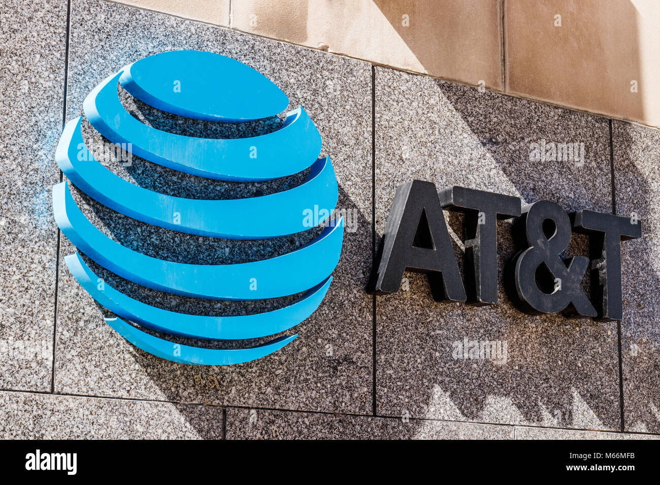 Indianapolis - Circa February 2018: Downtown AT&T Central Office. AT&T ...