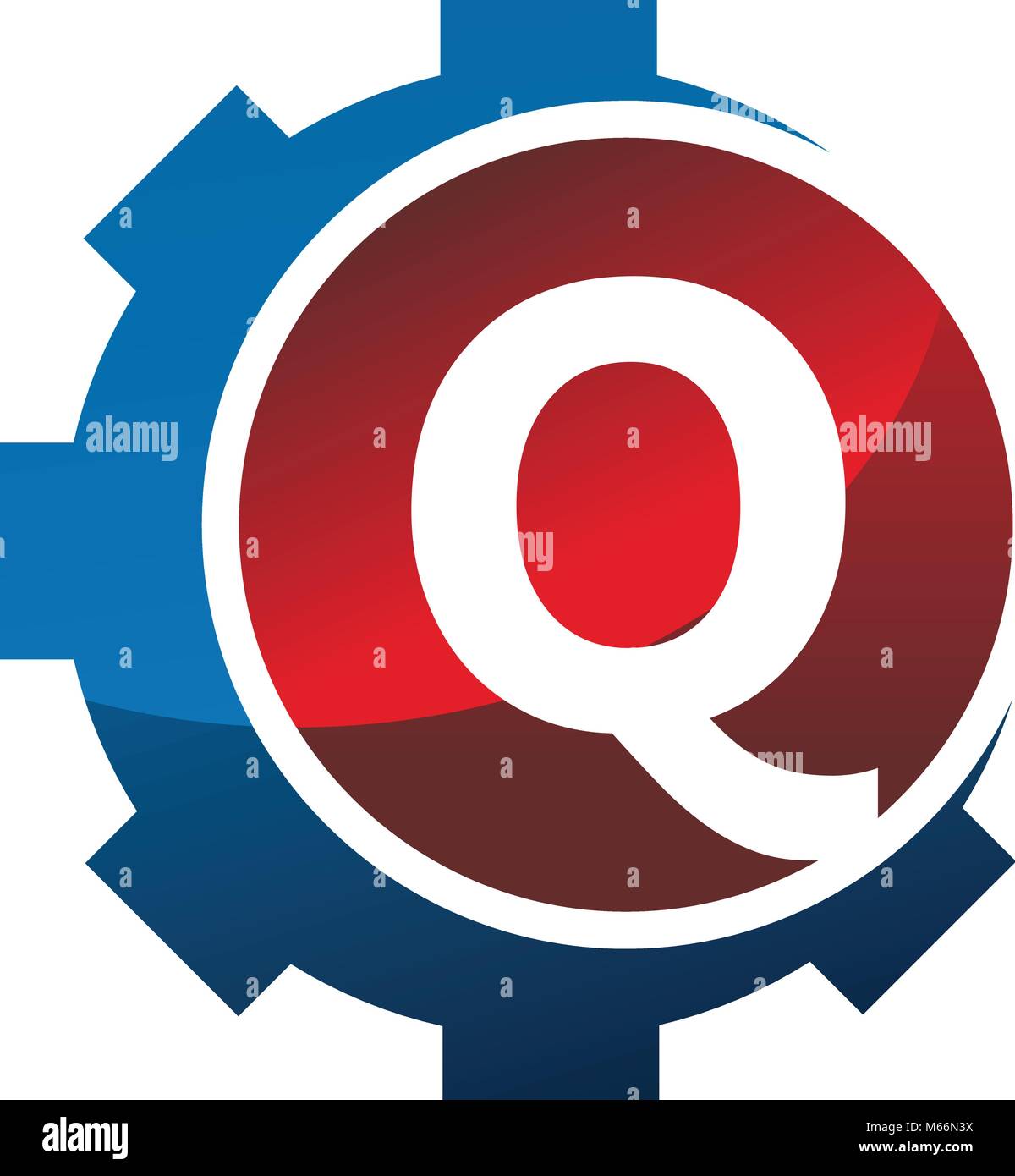 Q gear logo hi-res stock photography and images - Alamy