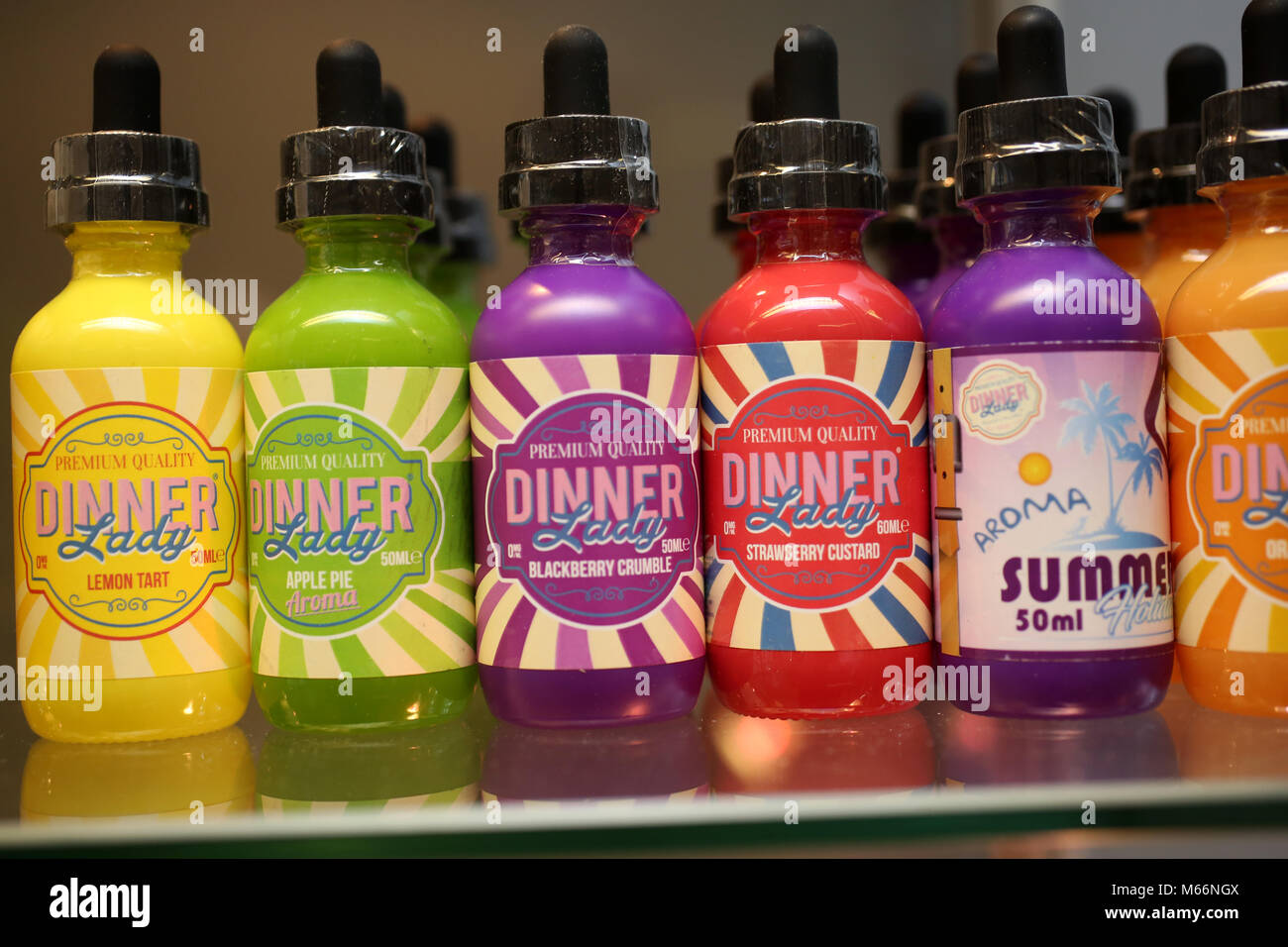 Vaping products hi-res stock photography and images