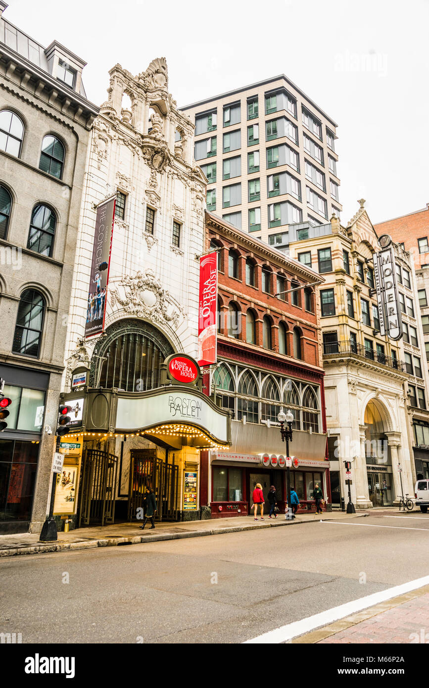 Boston Opera House Boston, Massachusetts, USA Stock Photo Alamy