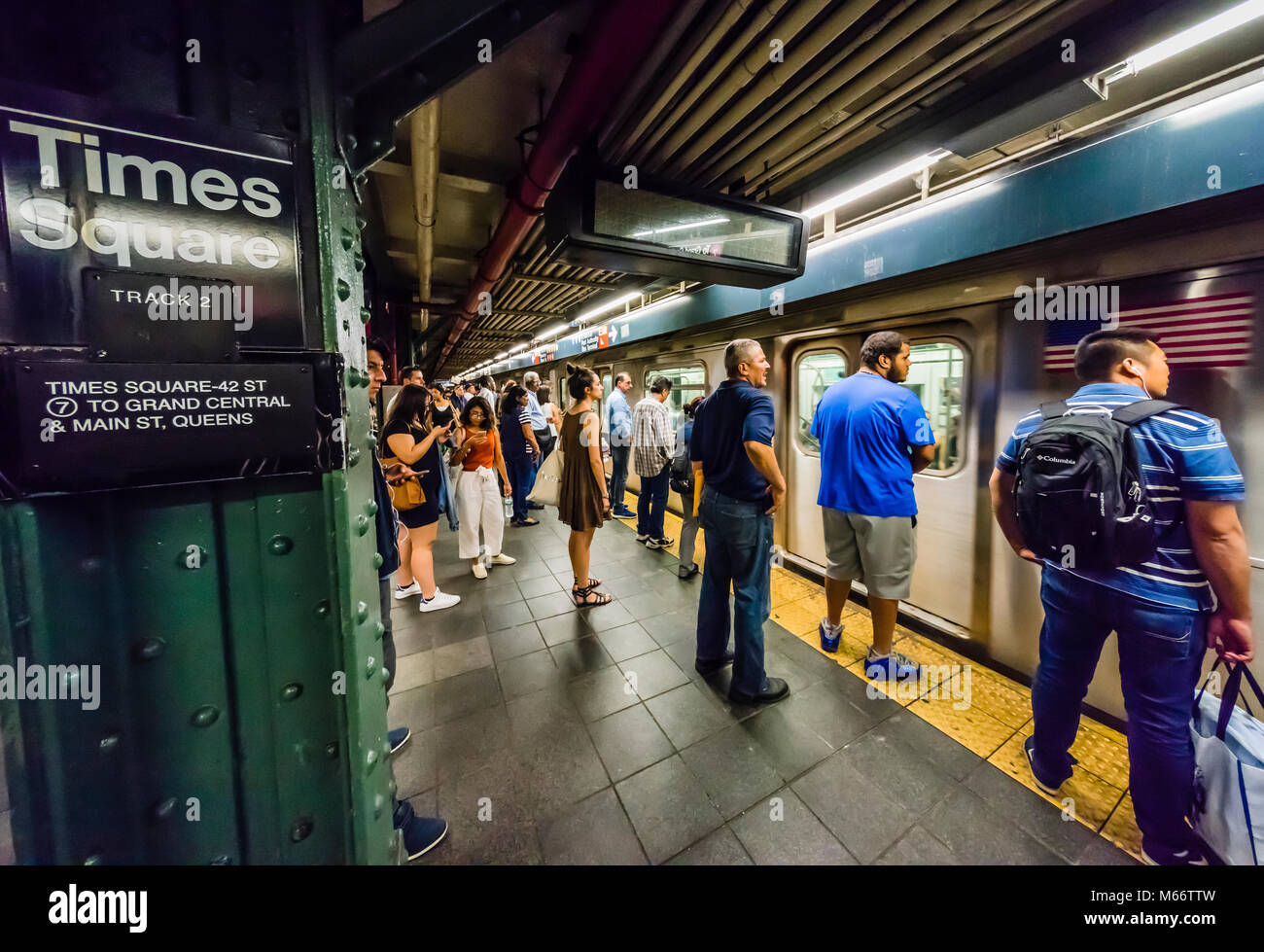 Times Square 42nd Street Subway Station Manhattan New York, New York, USA Stock Photo Alamy