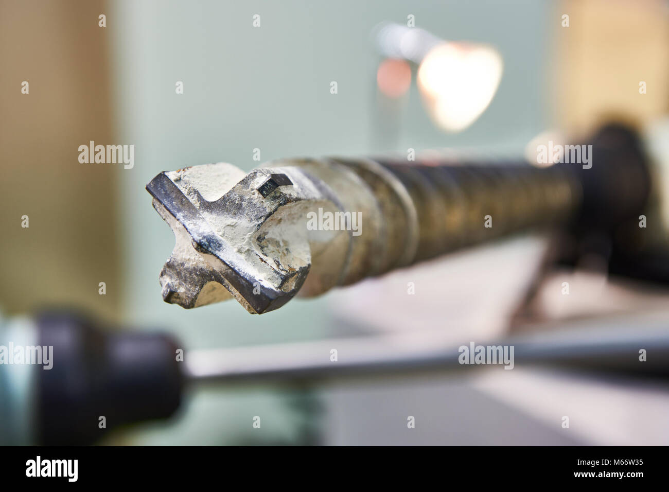 Large drill bit for drilling of concrete Stock Photo Alamy