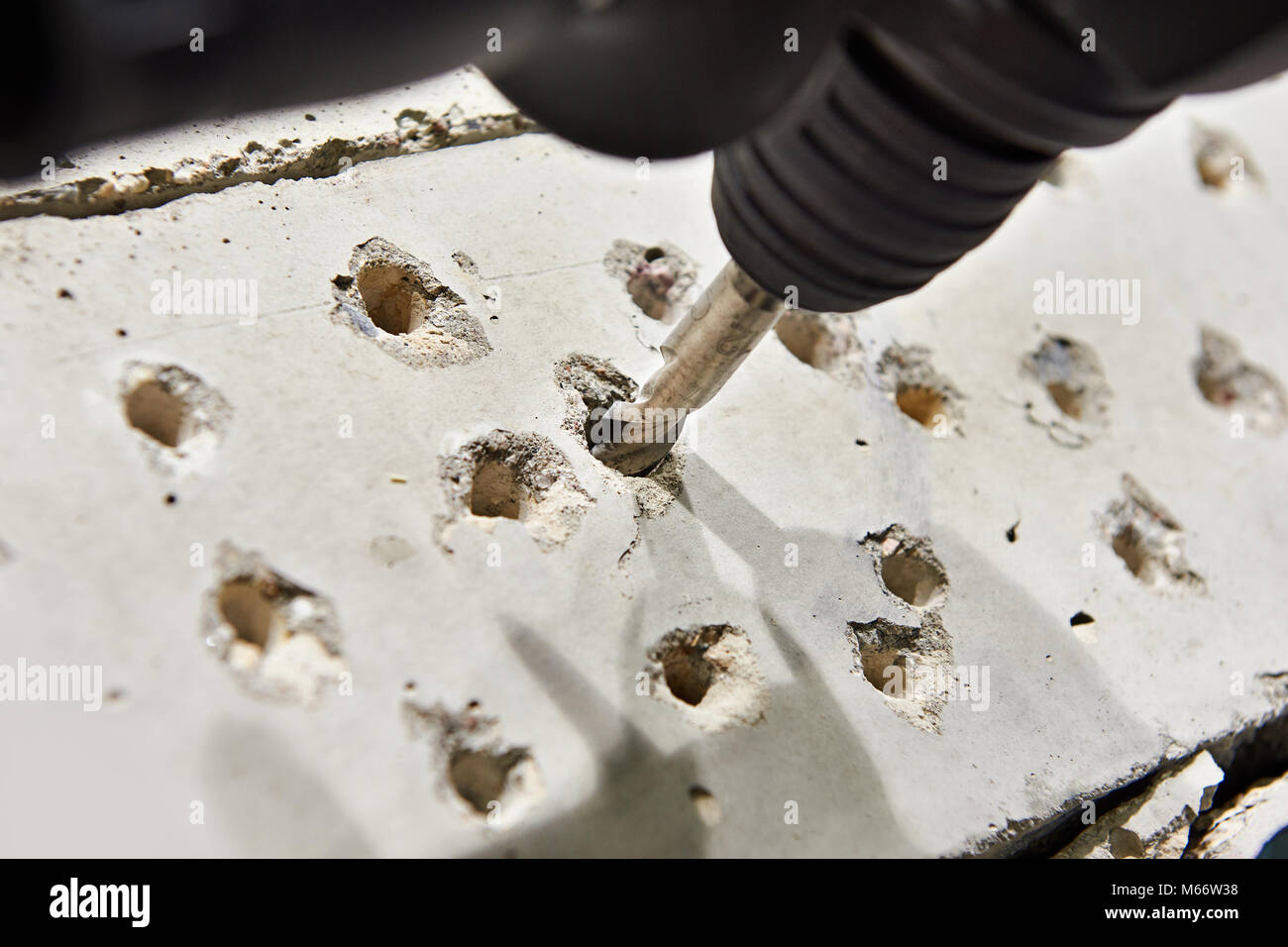Drill bit for drilling of concrete Stock Photo Alamy