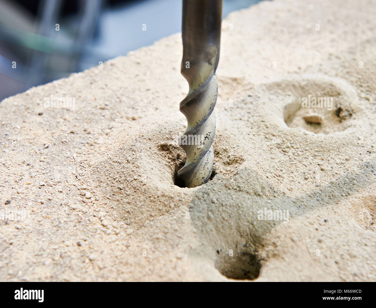 Drill bit for drilling of concrete Stock Photo Alamy