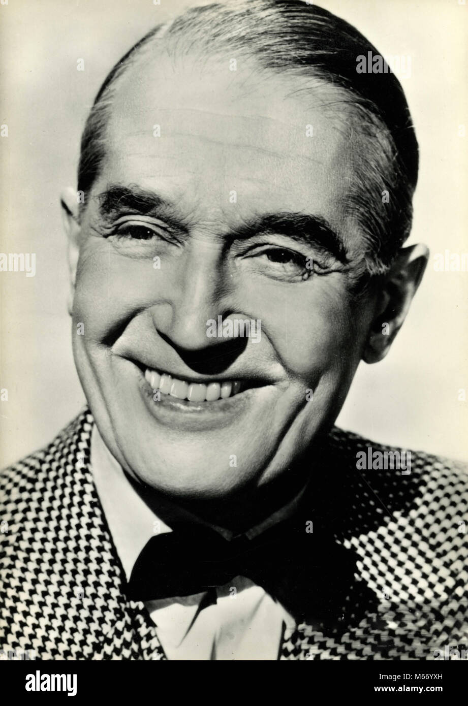 French actor and singer Maurice Chevalier, 1950s Stock Photo