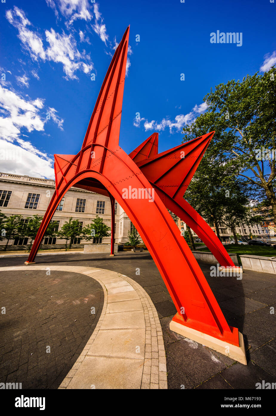 The Stegosaurus sculpture Alfred E. Burr Mall Hartford, Connecticut