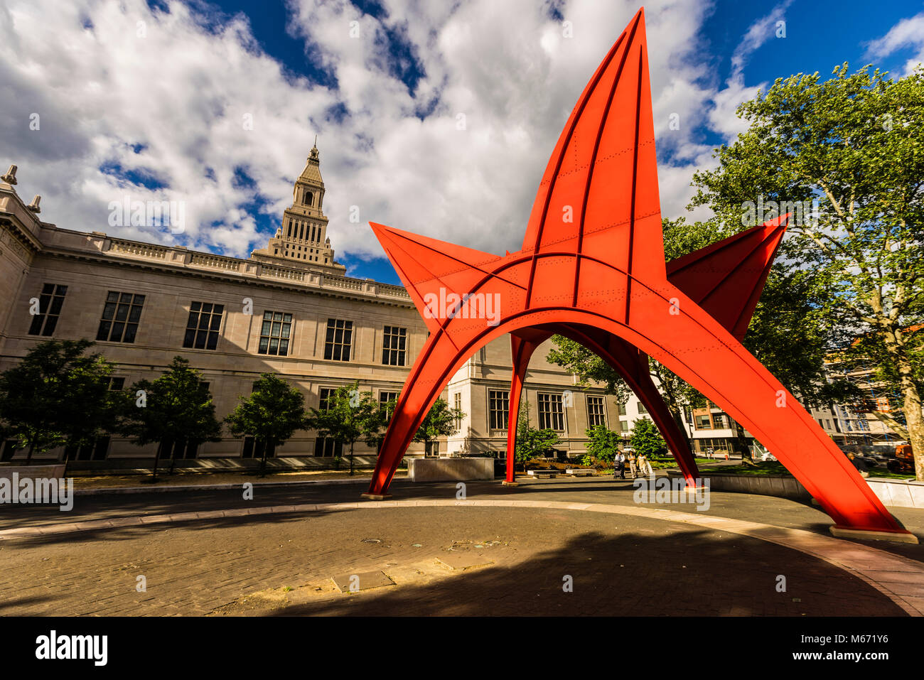 The Stegosaurus sculpture Alfred E. Burr Mall Hartford, Connecticut