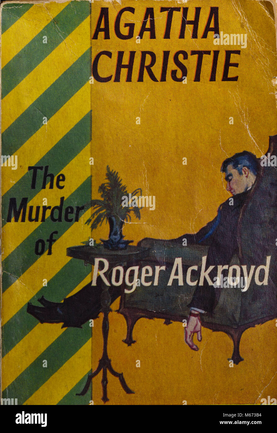 Fontana paperback version of Agatha Christies murder mystery 'The Murder of Roger Ackroyd' Stock Photo