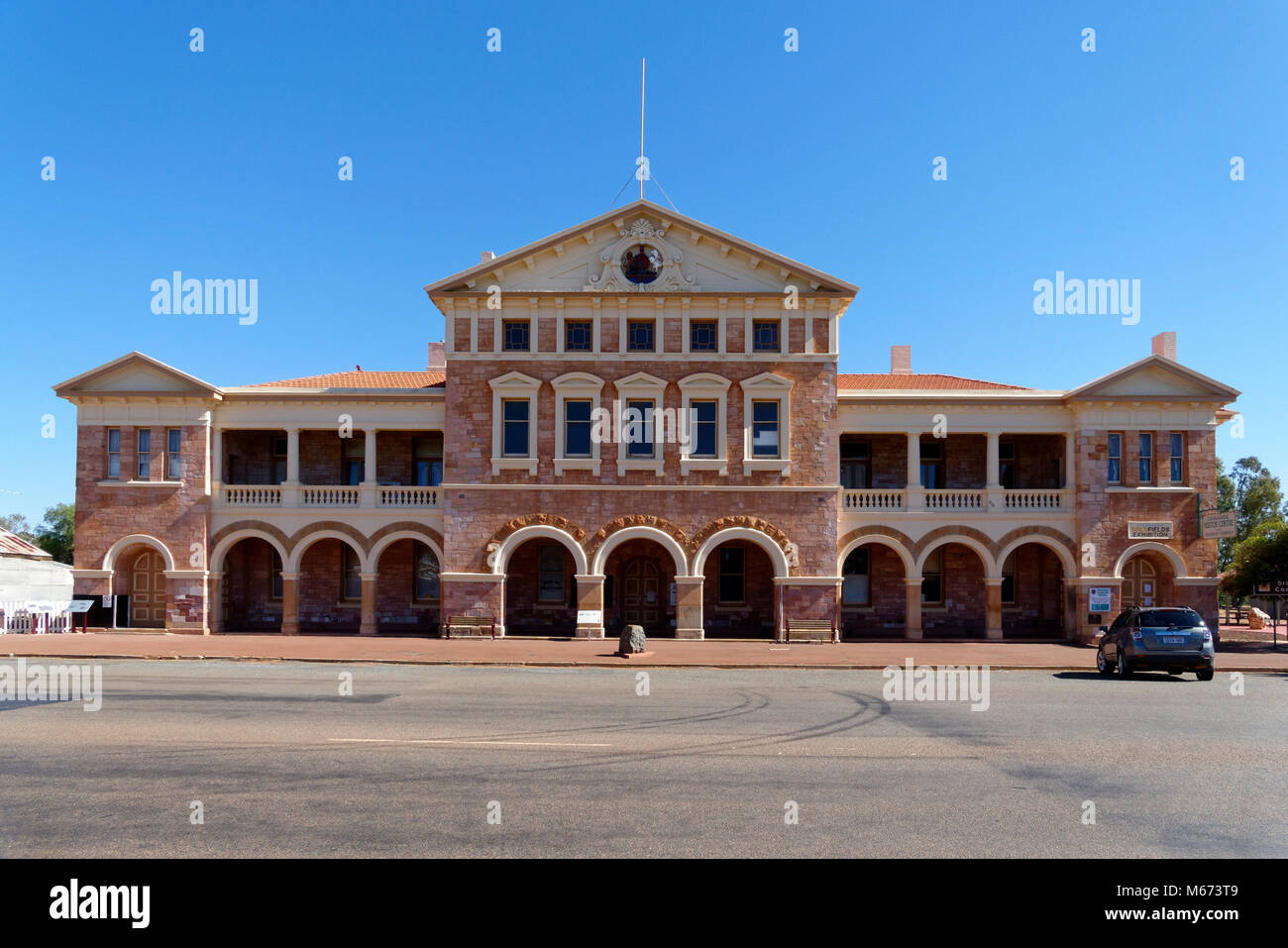 Historical Warden's Court building, Coolgardie, Western Australia. Stock Photo
