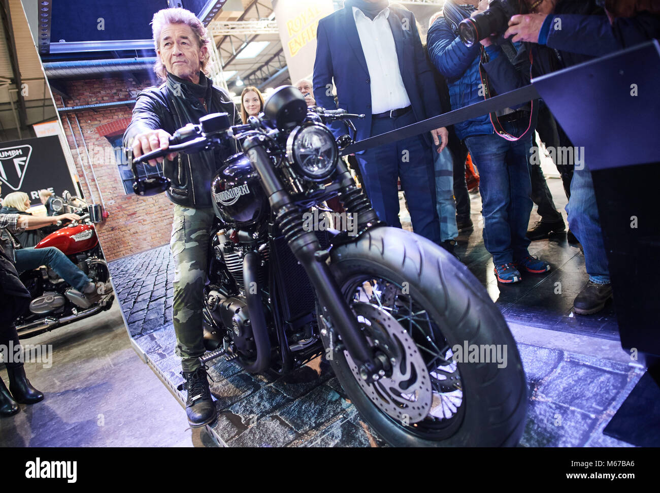 Black Triumph Bonneville High Resolution Stock Photography and Images -  Alamy