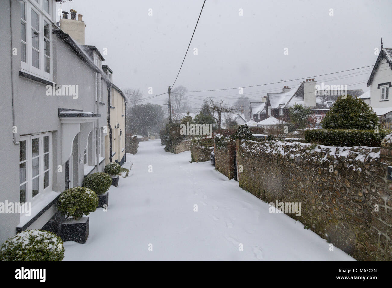 Beast of the east meets storm emma hires stock photography and images