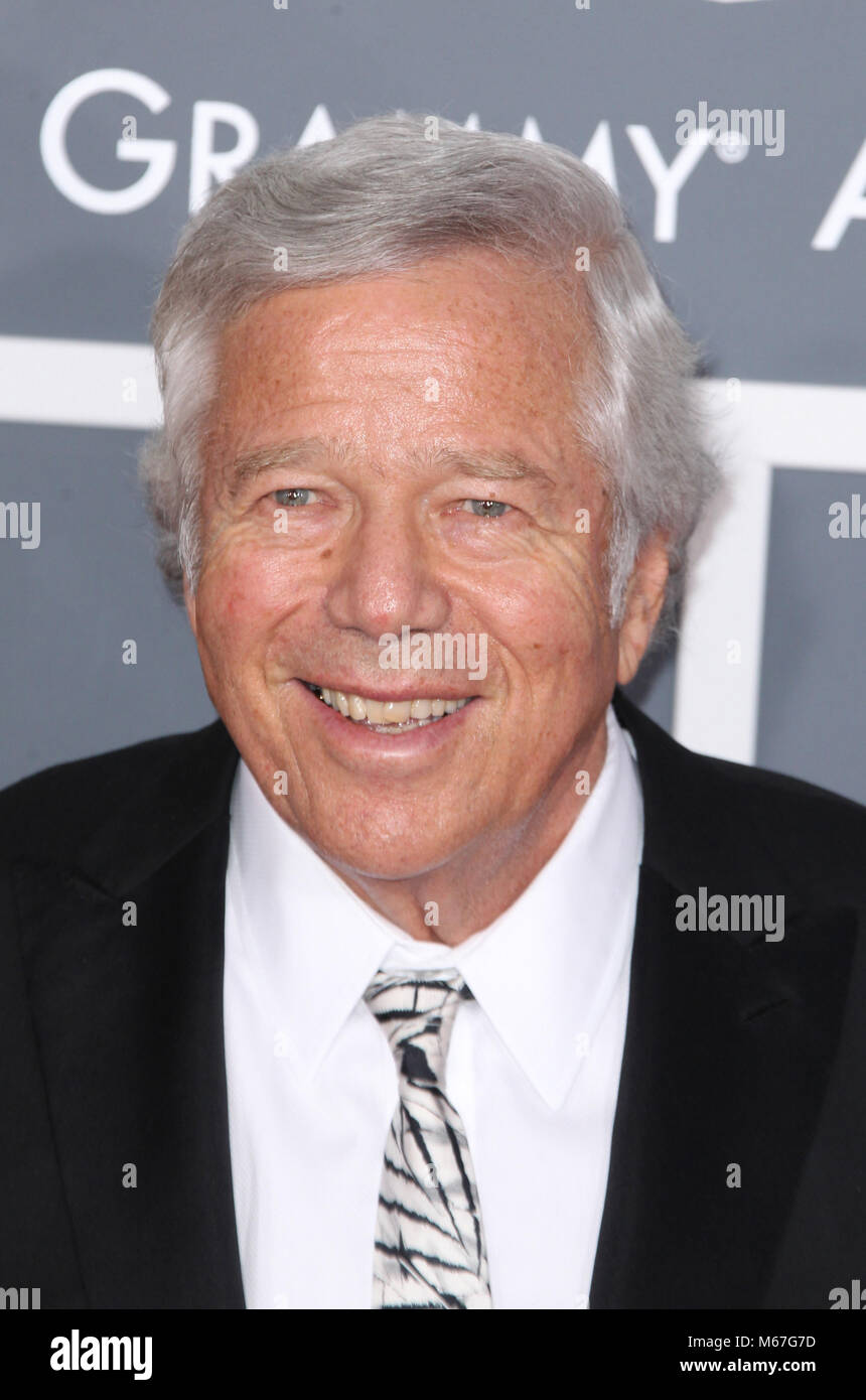 ***FILE PHOTO*** Robert Kraft Is Not The Father Of Ricki Noel Lander's Baby***  LOS ANGELES, CA - FEBRUARY 10: Robert Kraft at the 55th Annual GRAMMY Awards at Staples Center on February 10, 2013 in Los Angeles, California. Credit: MediaPunch Inc. Stock Photo