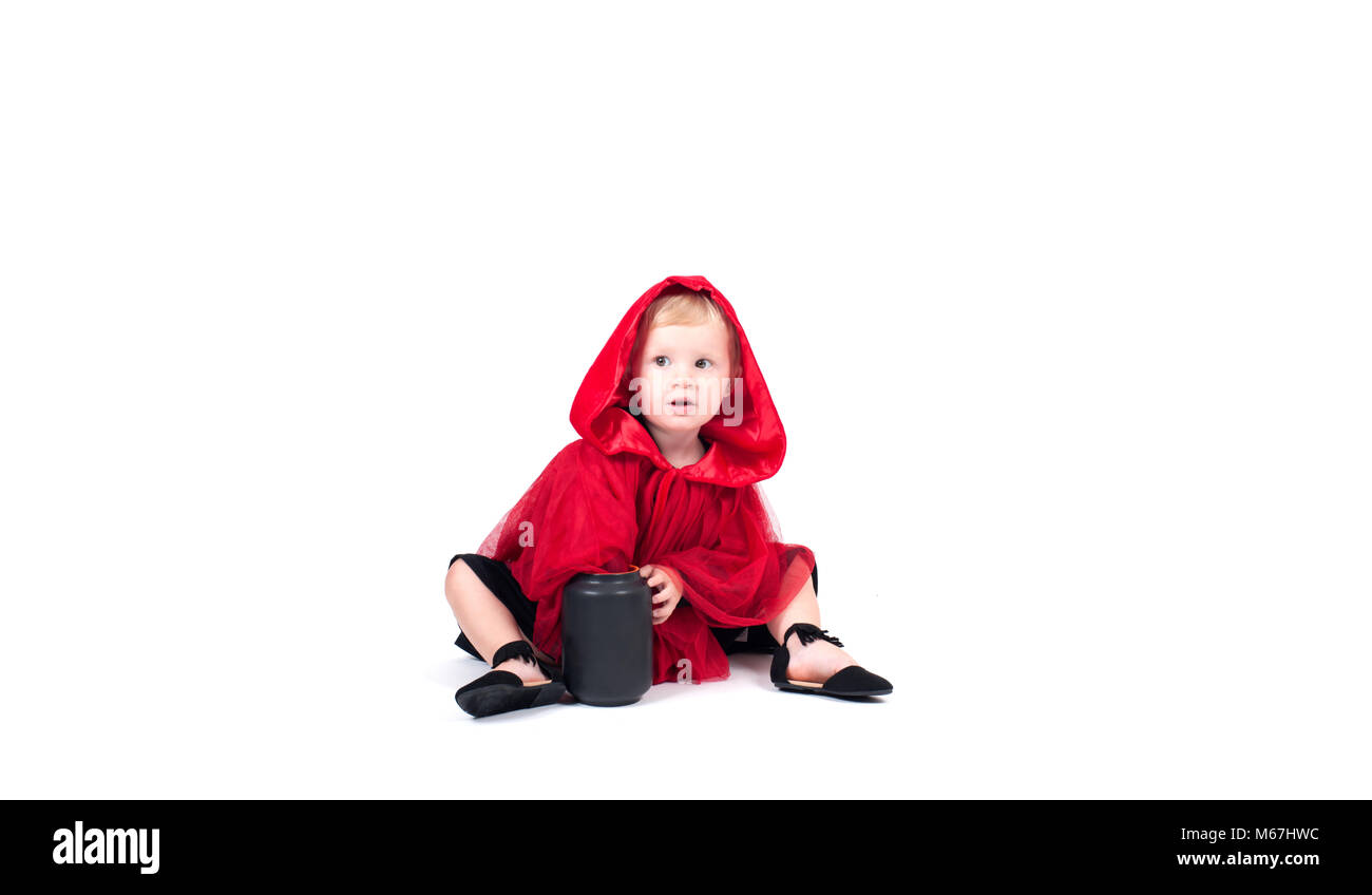 Widgeon Girls A-Line Rain Coat with Hood - Lollipop Red main image 0