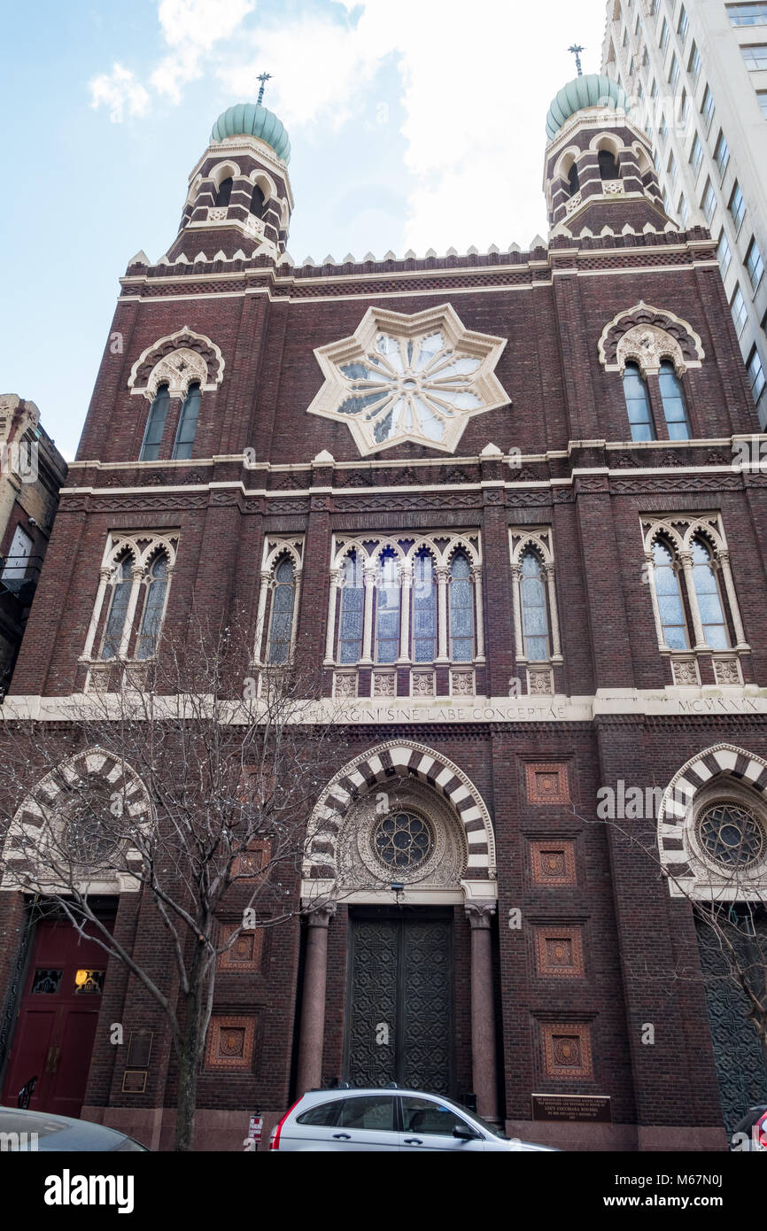 New Orleans, FEB 21: Exterior view of historical Immaculate Conception ...