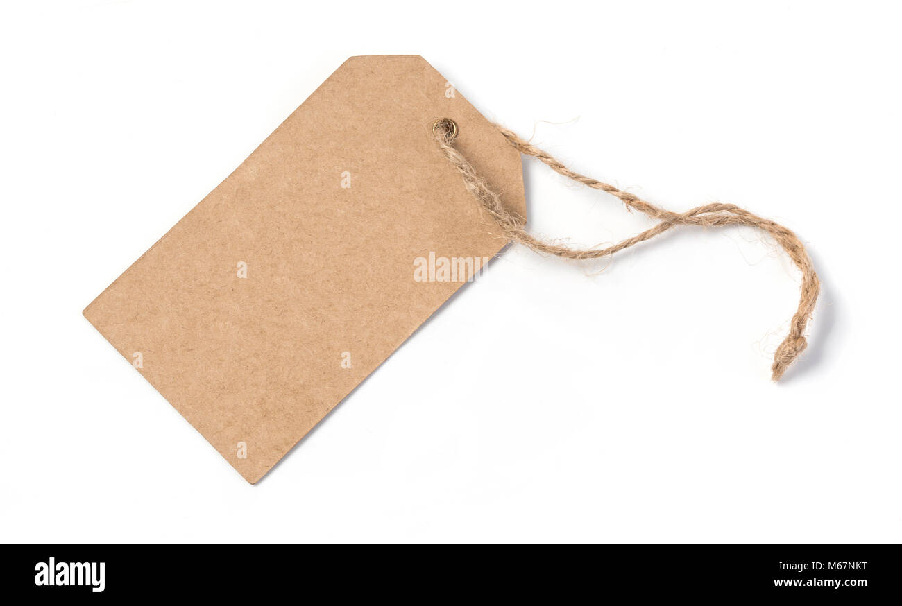 price tag on white background isolated Stock Photo - Alamy