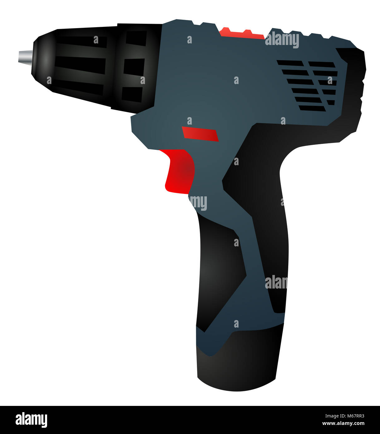 cordless electric driver power tool Stock Photo Alamy