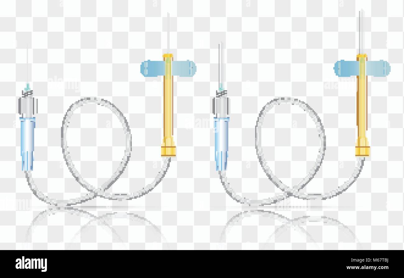 Realistic medical supplies. For blood collection set, for short term