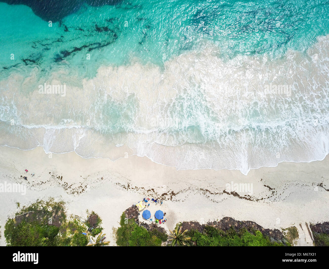 Half Moon Bay Beach, Antigua Stock Photo Alamy
