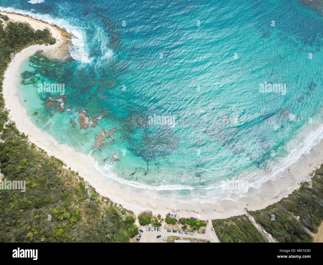 Half Moon Bay Beach, Antigua Stock Photo Alamy