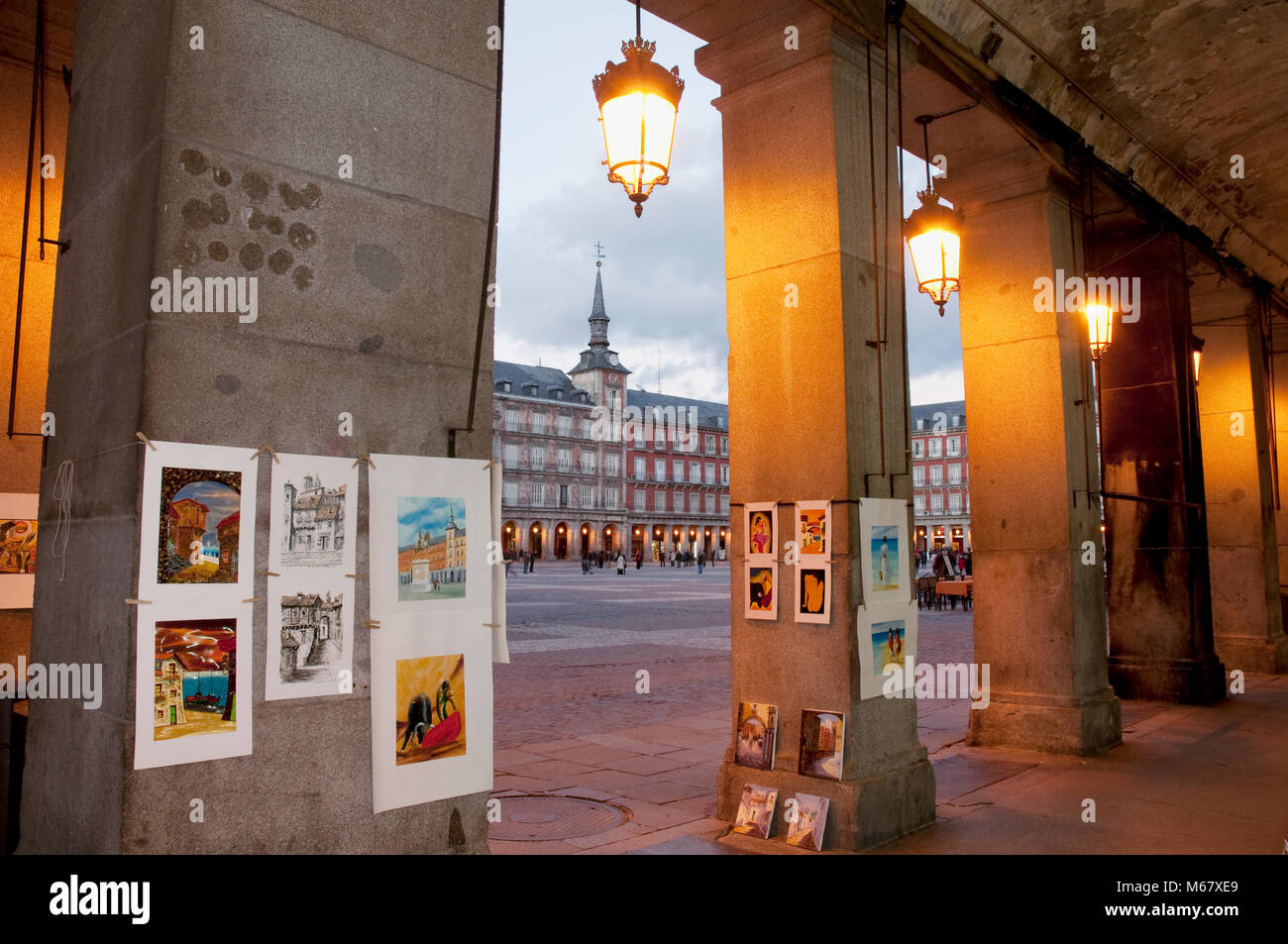Plaza Mayor Madrid Arcade High Resolution Stock Photography and Images ...