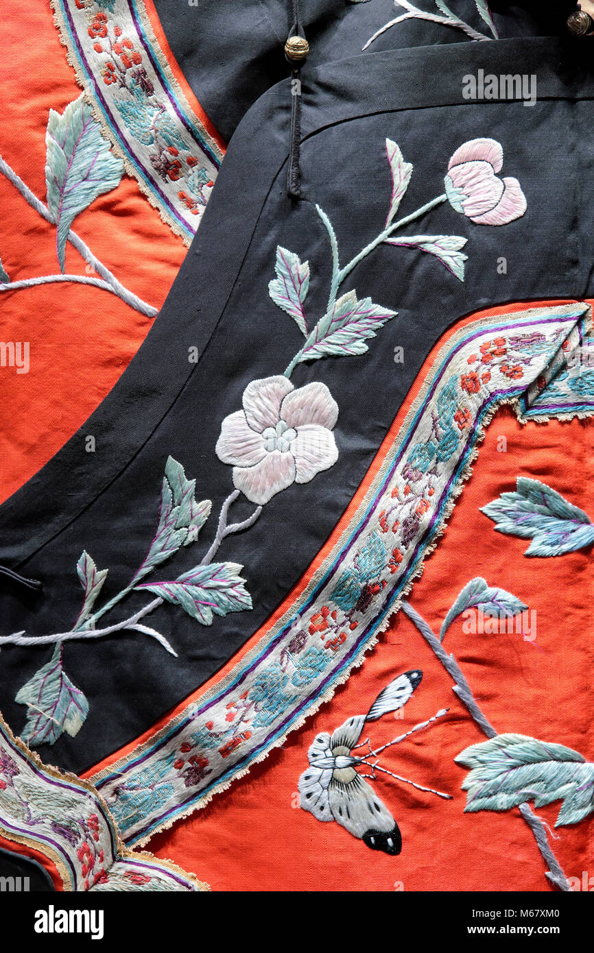 China National Silk Museum, Hangzhou, Zhejiang Province, China Stock Photo