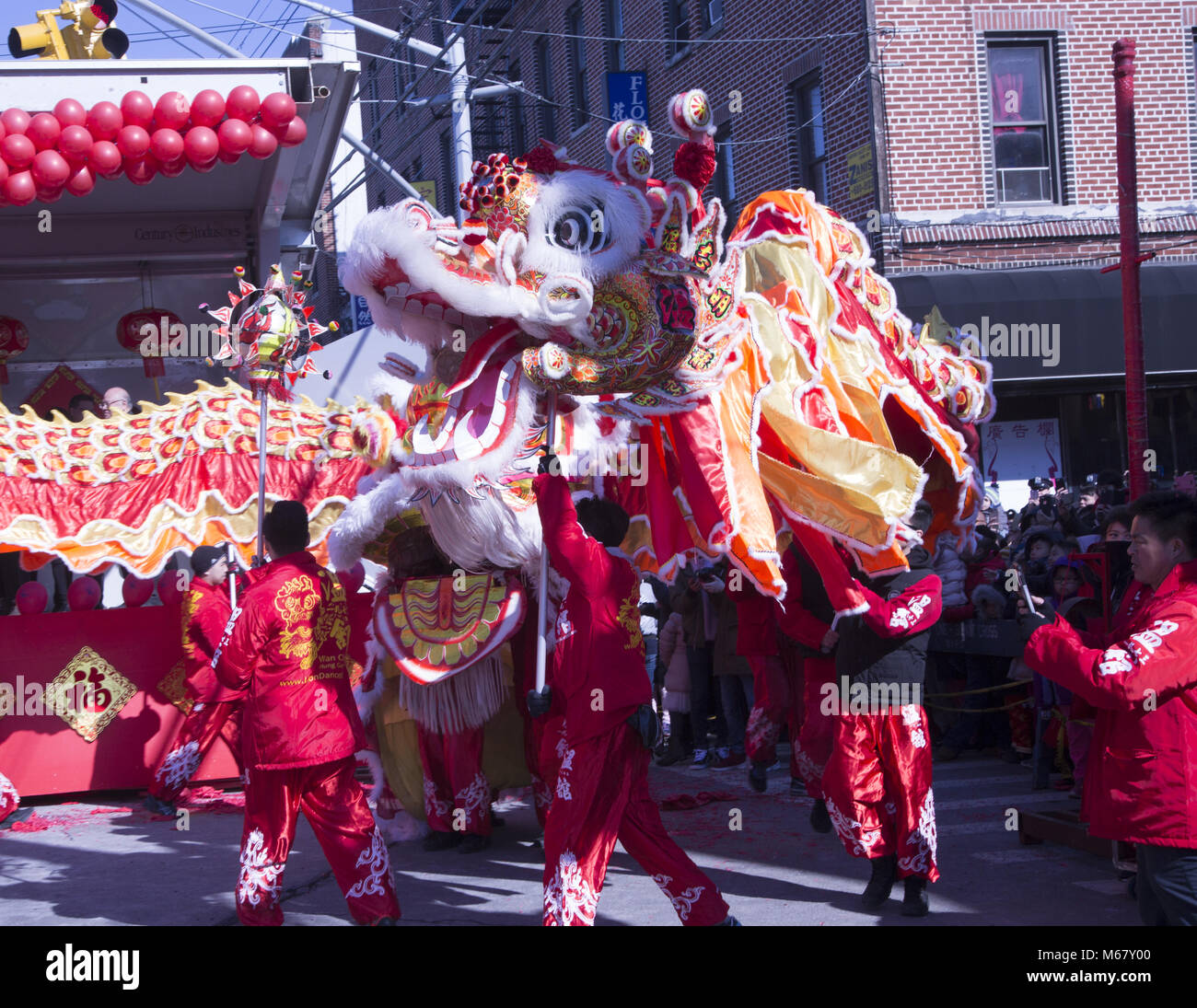 The Lion And Dragon Dancers Are Out In Full Force At Chinese New Year 