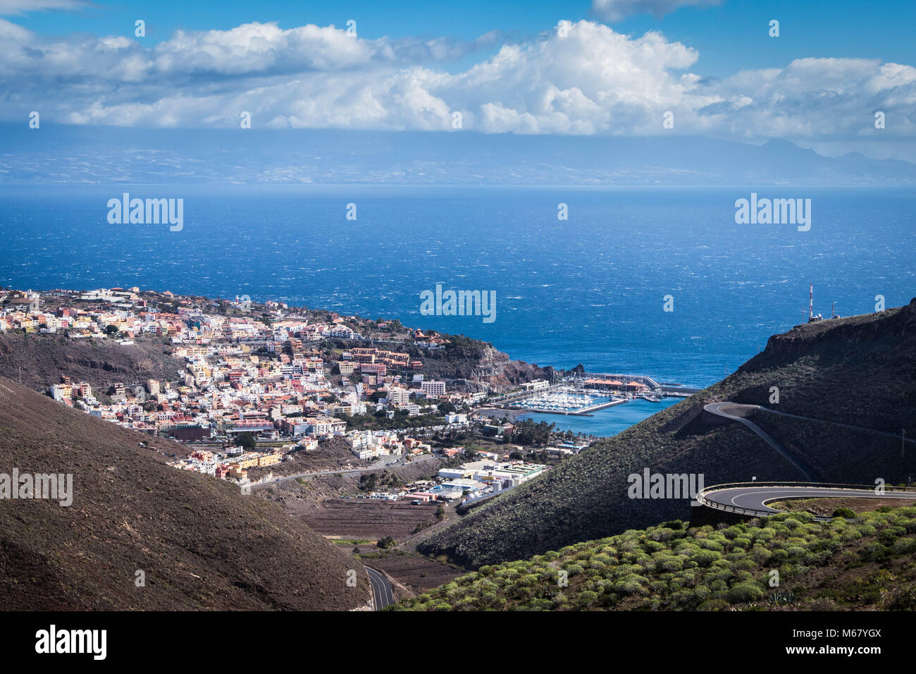 Aerial view of la gomera hi-res stock photography and images - Alamy