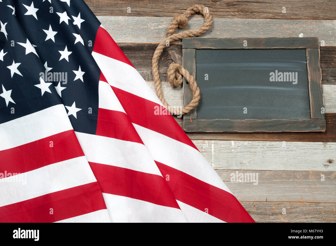 USA flag. American flag. American flag on wooden background Stock Photo ...