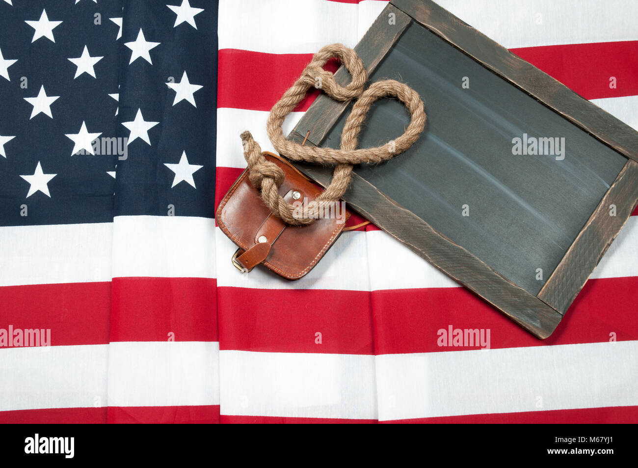 USA flag. American flag. American flag on wooden background Stock Photo ...
