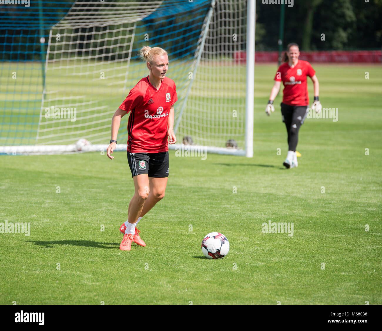 Sophie Ingle Wales' Womens Football Team Stock Photo