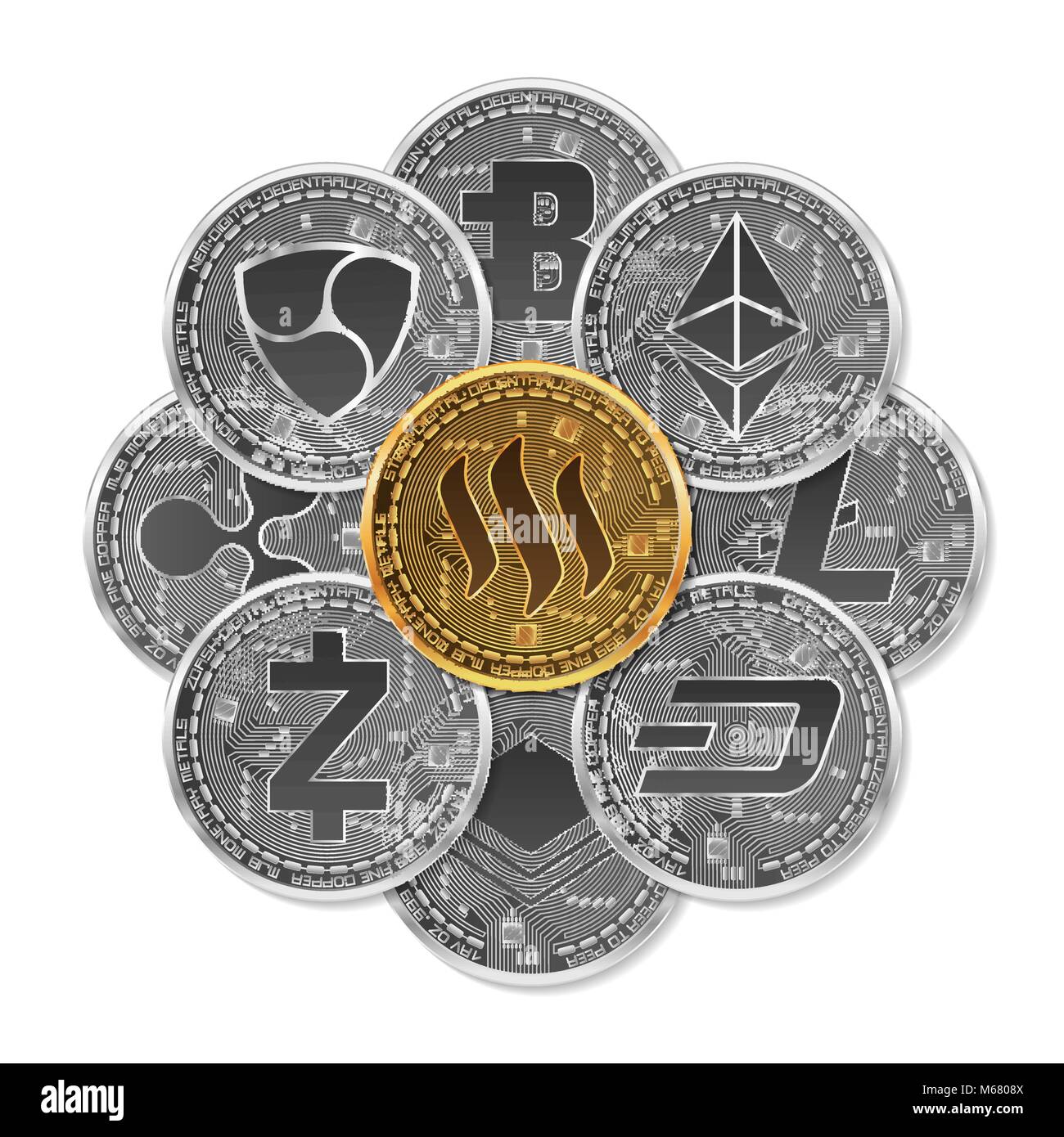 Monero vector vectors hi-res stock photography and images - Alamy