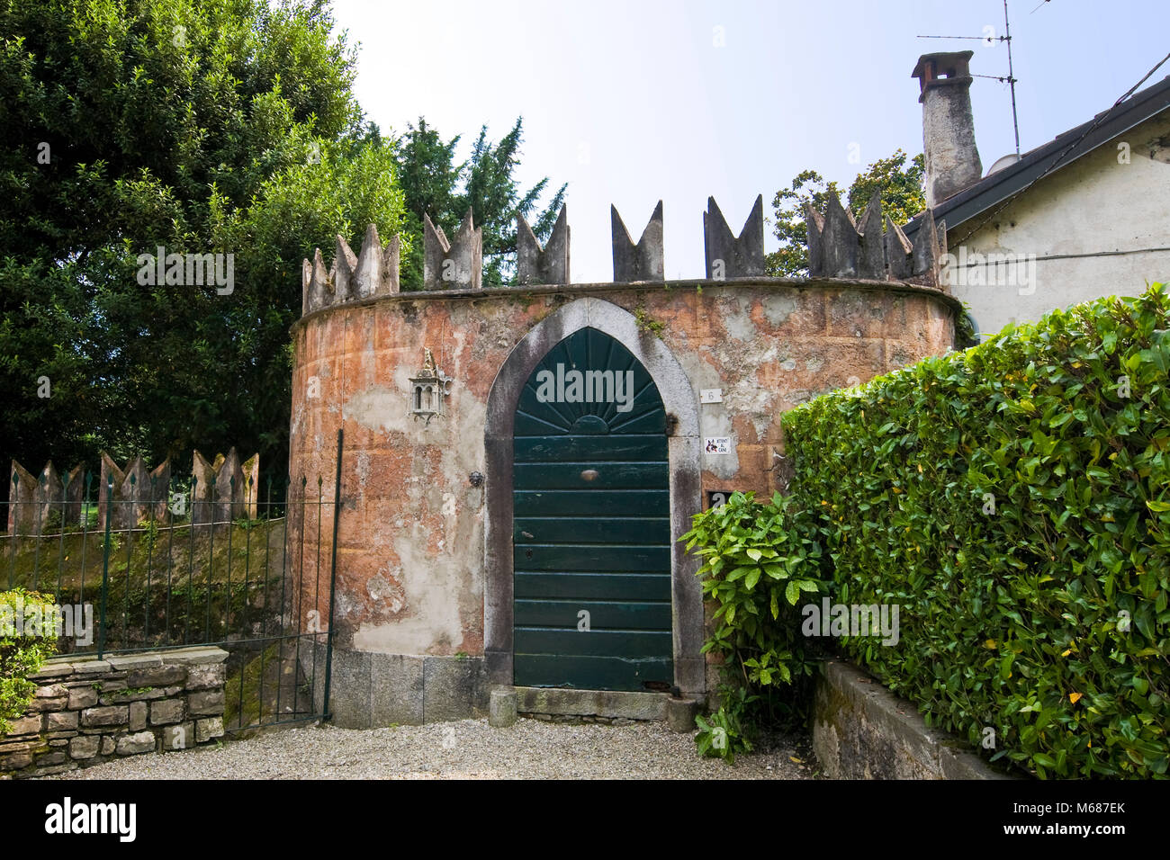 Villa Beccaria, Sala Comacina, Como lake, Italy Stock Photo