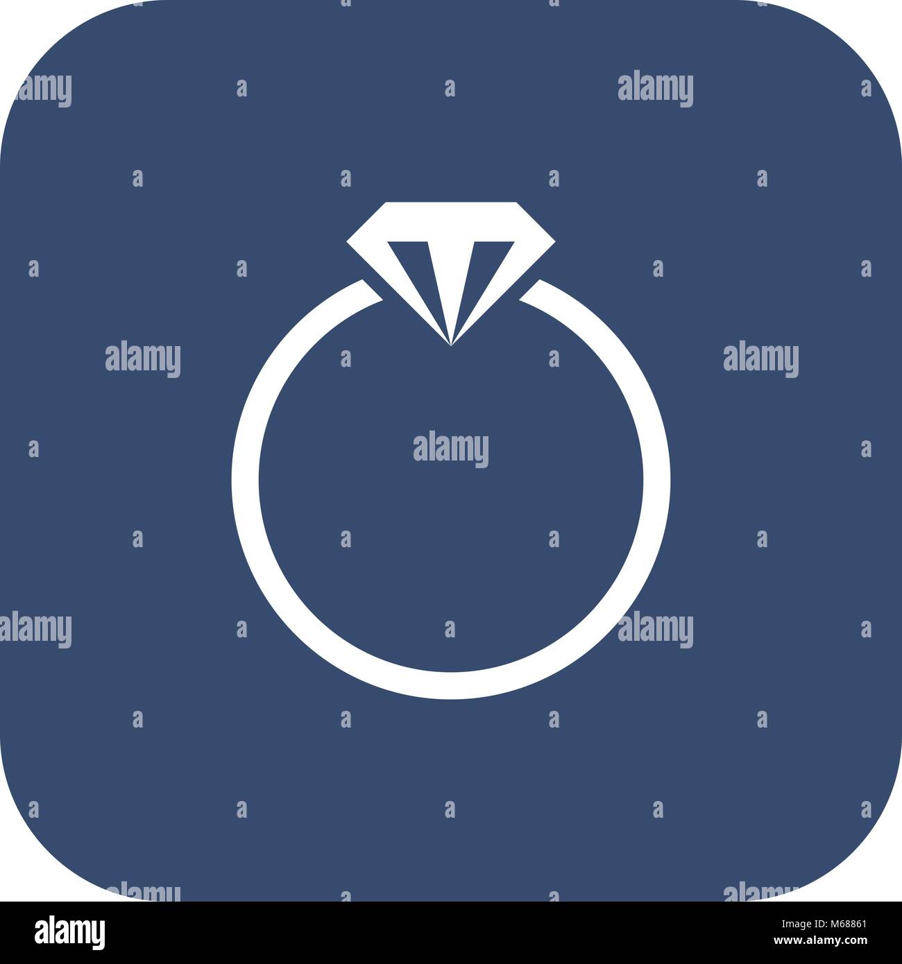 Ring icon. Flat UI design. Vector illustration Stock Vector Image & Art ...