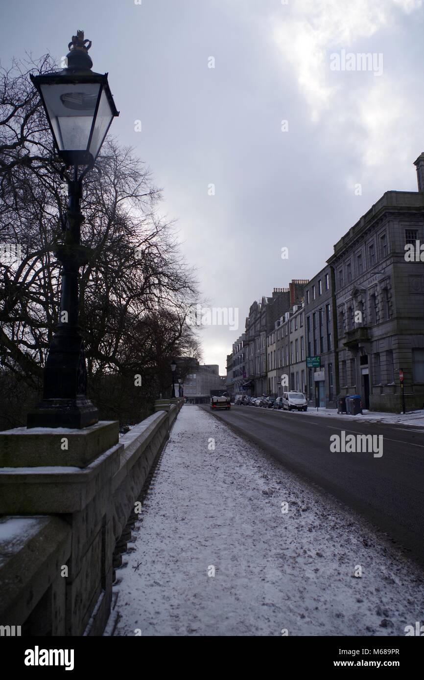Snowy Cast Iron Narnia Lamppost Union Terrace Gardens Beast From
