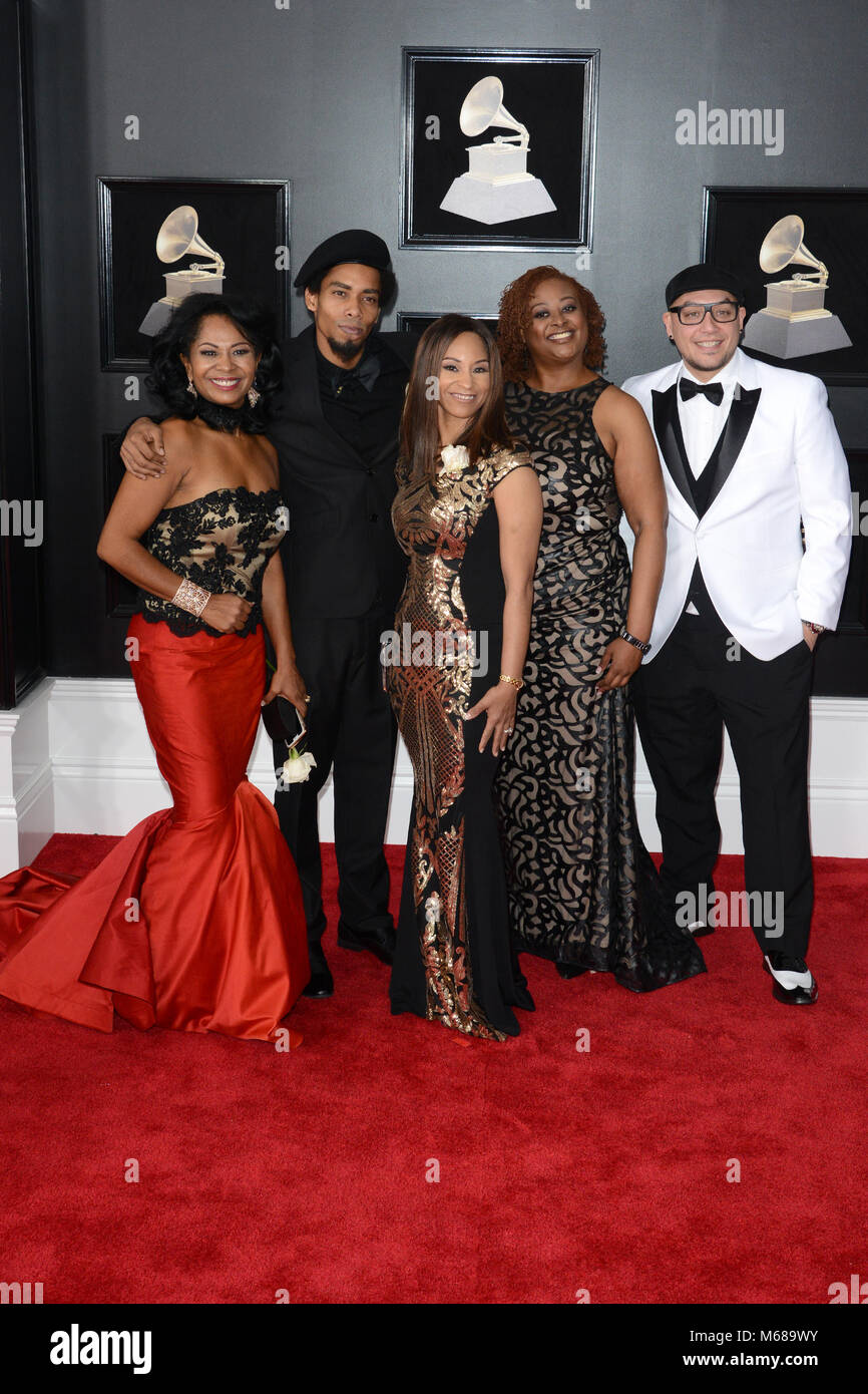 60th Annual GRAMMY Awards held at Madison Square Garden  Featuring: James Brown Family Where: New York, New York, United States When: 28 Jan 2018 Credit: Ivan Nikolov/WENN.com Stock Photo